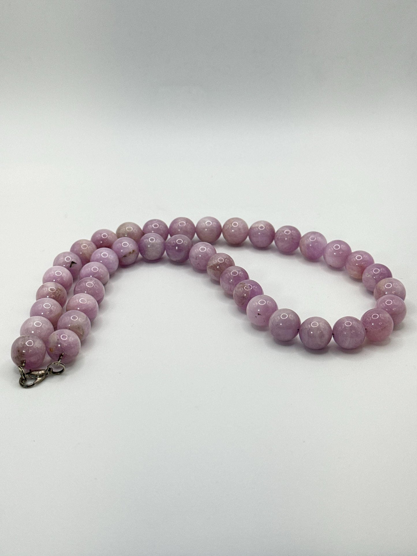 Natural Kunzite Necklace | Pink Kunzite Beads | Heart Healing Crystal | Calming & Feminine Energy