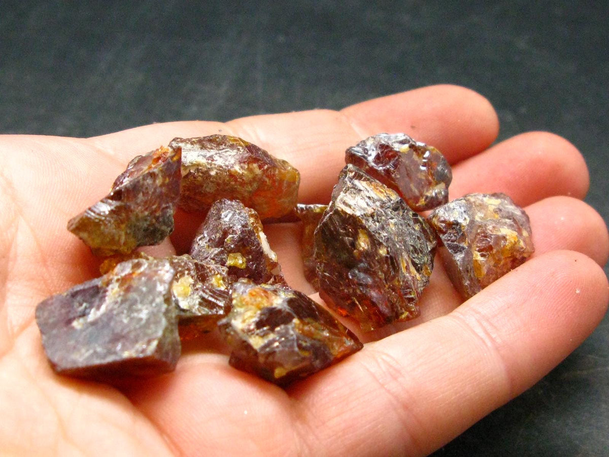 Lot of 10 Gem Sphalerite Crystals from Spain - 43.87 Grams