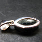 Blue Topaz Sterling Silver Pendant From Brazil - 0.9" - 2.57 Grams