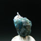 Blue Lazulite Silver Pendant From Pakistan - 0.6" - 1.18 Grams