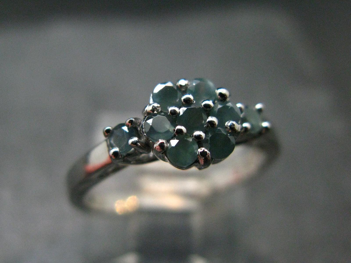 Genuine Alexandrite Gem Silver Ring From Russia - Size 5 - 1.64 Grams