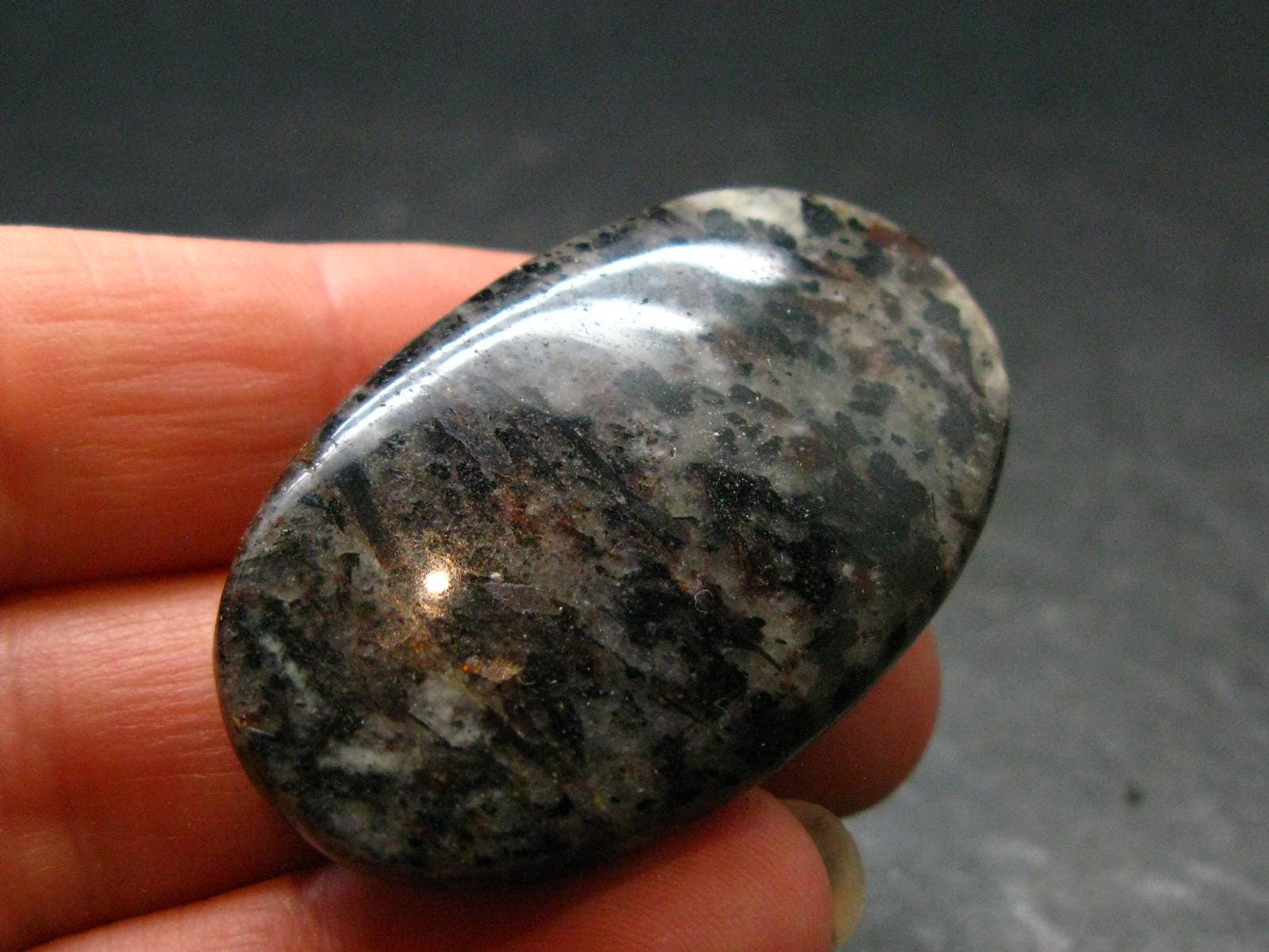 Astrophylite Astrophyllite Tumbled Stone From Russia - 1.6" - 17.55 Grams
