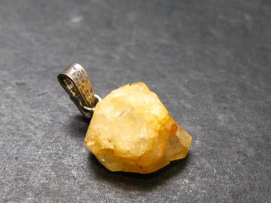 Phenakite Phenacite Crystal Silver Pendant From Nigeria - 0.9" - 3.83 Grams