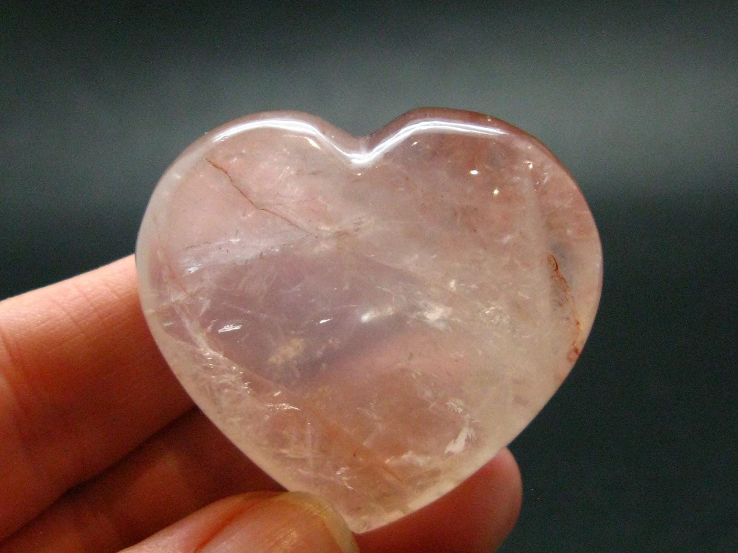 Agnitite Tumbled Heart From Madagascar - 1.5" - 38.24 Grams