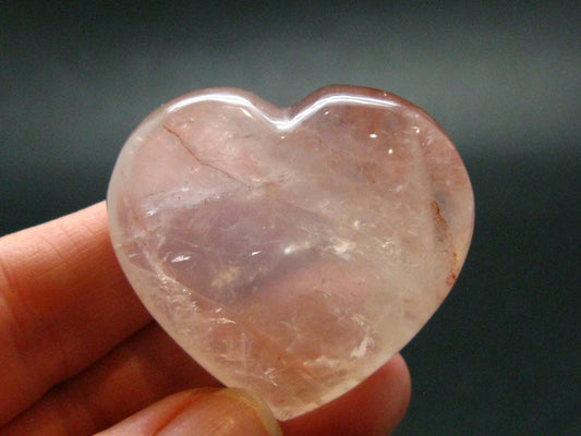 Agnitite Tumbled Heart From Madagascar - 1.5" - 38.24 Grams