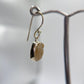Raw Herderite Crystal Drop Earrings in Sterling Silver – Natural Golden Herderite Jewelry - 3.02g