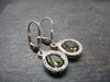 Moldavite Tektite Silver Earrings from Czech Republic - 2.94 Grams