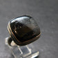 Real!! Very Rare Nuumite Nuummite Sterling Silver Ring from Greenland - 6.59 Grams - Size 7