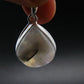 Natural Glow From Inside Moonstone Silver Plated Pendant - 1.2" - 7.0 Grams