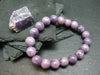 Lepidolite Genuine Bracelet ~ 7 Inches ~ 10mm Round Beads