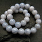 Blue Lace Agate Genuine Bracelet ~ 7 Inches ~ 6mm Round Beads