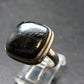 Real!! Very Rare Nuumite Nuummite Sterling Silver Ring from Greenland - 6.59 Grams - Size 7