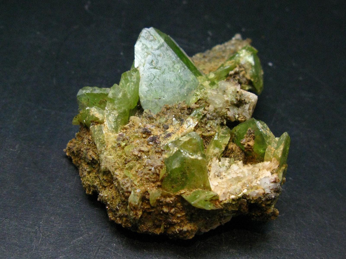 Rare Titanite Sphene Crystal Cluster From Madagascar - 3.3"