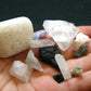 Synergy 12 Set Phenakite Moldavite Natrolite Petalite Danburite Tektite Scolecite Herderite Tanzanite Brookite 47.56 Gr