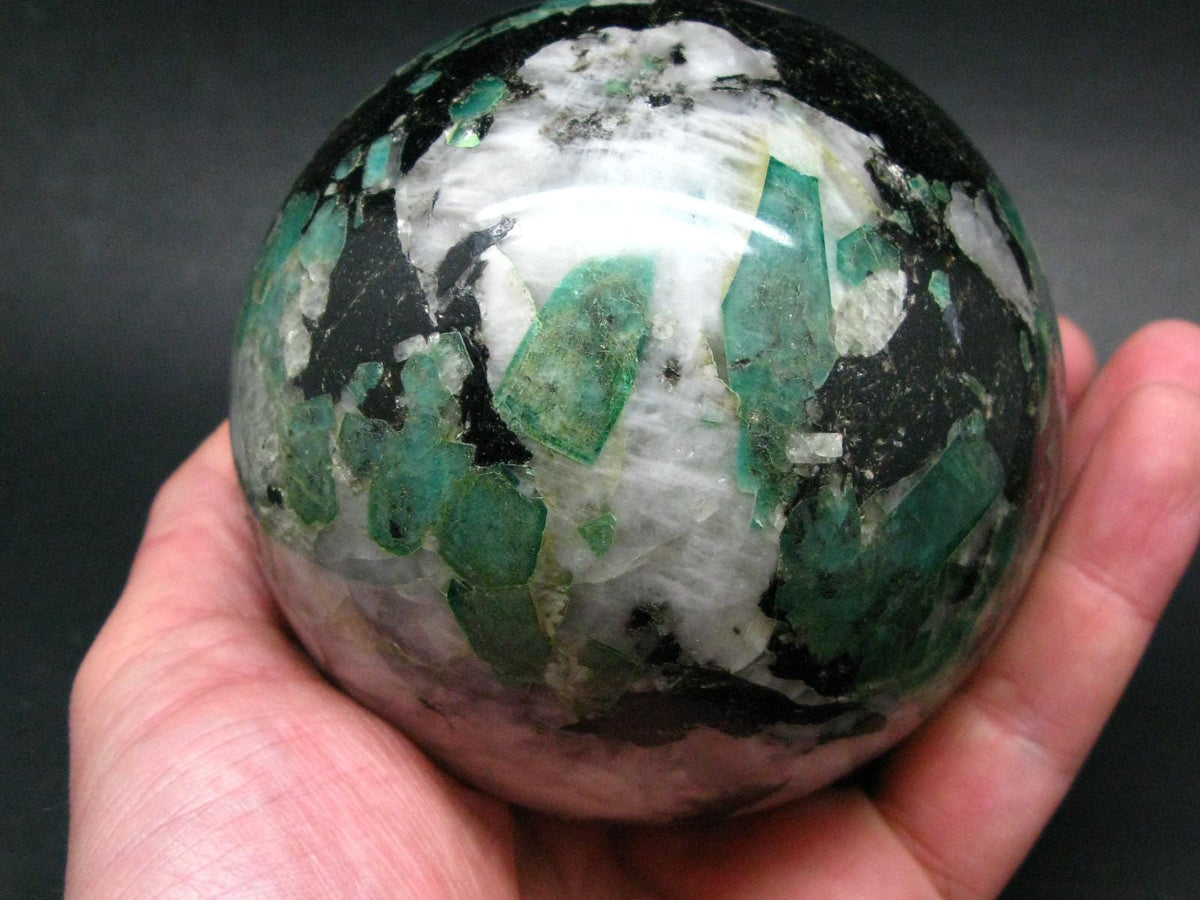 Emerald Sphere Ball From Russia - 4.0" - 1308 Grams