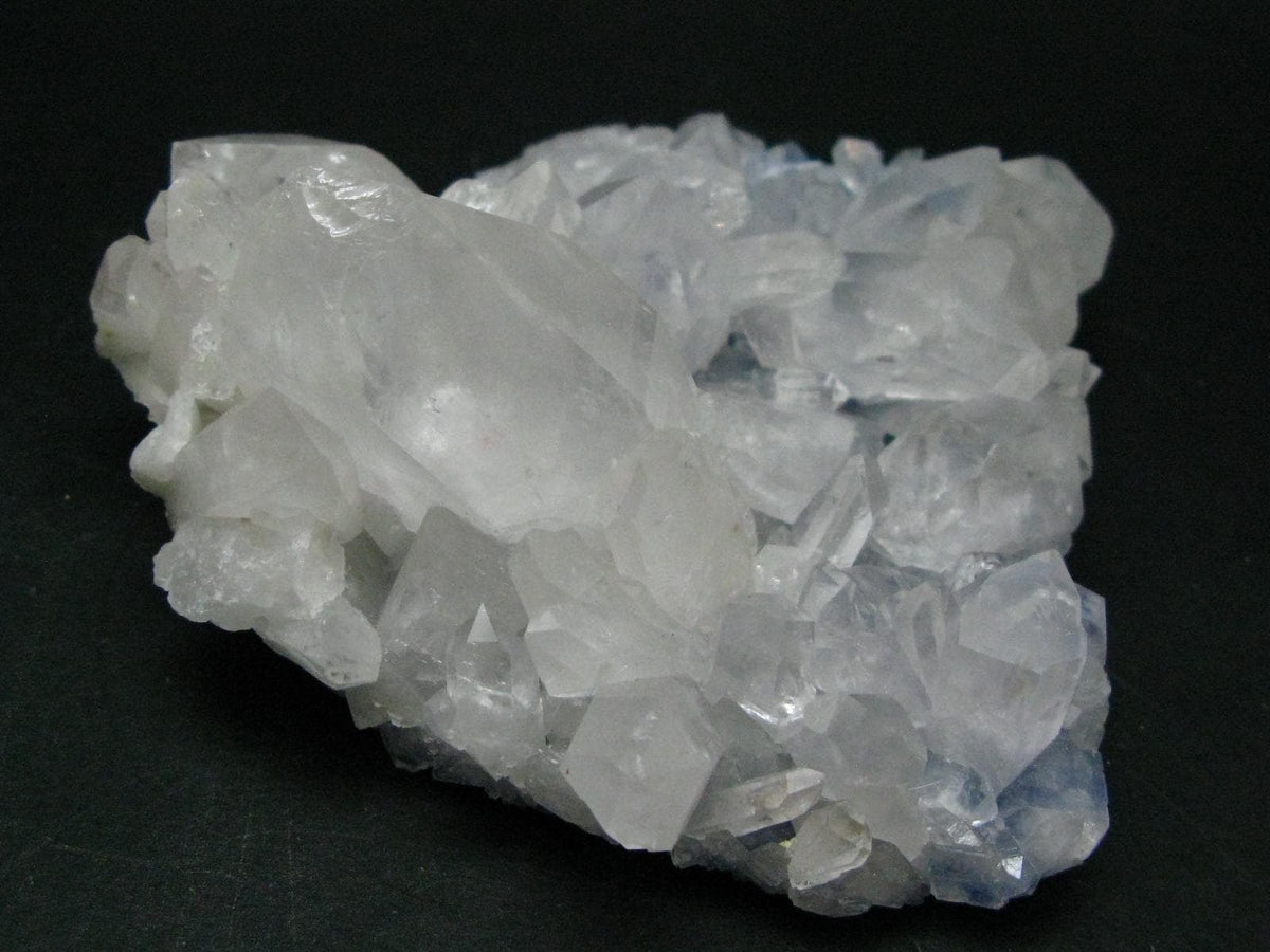 Dumortierite In Quartz Inclusion Cluster From Brazil - 4.3" - 253.86 Grams