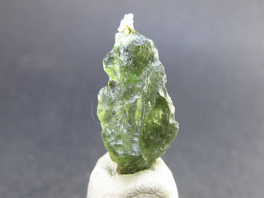 Moldavite Tektite Raw Piece from Czech Republic - 0.9" - 9.6 Carats - 1.93 Grams