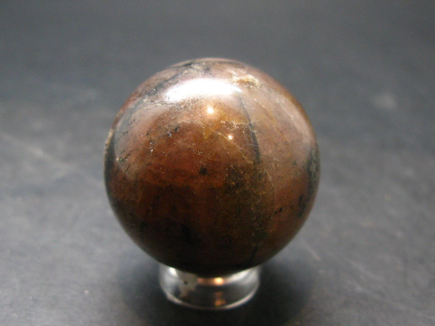 Chiastolite Variety of Andalusite Sphere from China - 1.2" - 51.10 Grams
