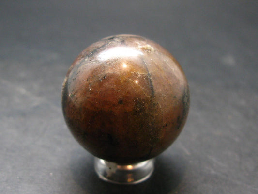 Chiastolite Variety of Andalusite Sphere from China - 1.2" - 51.10 Grams