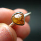 Spessartine Garnet Silver Ring From Tanzania - Size 7 - 2.02 Grams