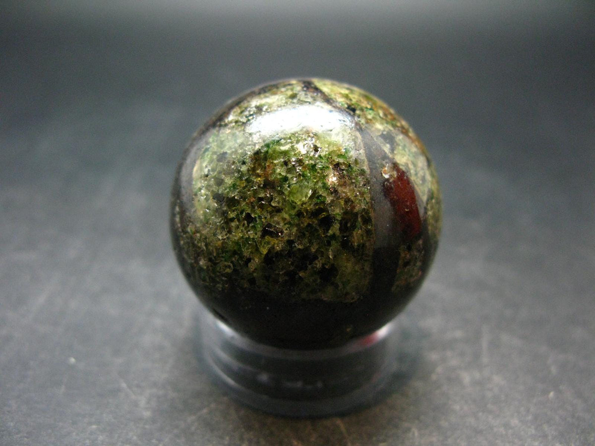 Peridot Olivine Sphere from Arizona, USA - 1.5" - 81.28 Grams