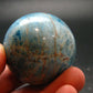 Large neon blue Apatite sphere from Madagascar- 152.21 - 1.7"