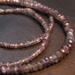 Extremely Rare Alexandrite Necklace - 19" - Rondelle Facetted Beads - 40 Carats