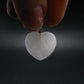 Very Rare SS Cryolite Heart Pendant From Greenland - 1.0" - 4.24 Grams