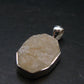 Very Rare White Cryolite 925 Silver Pendant from Greenland - 1.0" - 3.24 Grams