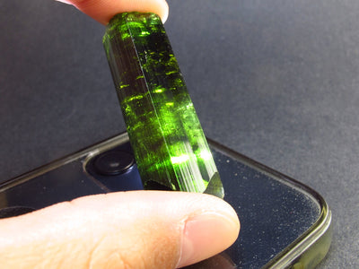 Green Tourmaline Crystal From Brazil - 2.0" - 100 Carats