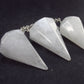 Lot of 3 Natural Quartz Pendulums from Brazil