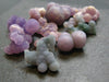 Lot of 10 Purple Grape Agate Clusters From Indonesia