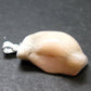 Natrolite Sterling Silver Pendant Necklace From Indonesia - 1.1" - 3.0 Grams