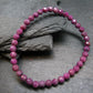 Ruby Genuine Bracelet ~ 7 Inches ~ 5mm Facetted Beads