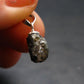 Rare Painite Crystal Silver Pendant From Myanmar - 0.6" - 4.05 Carats