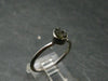 Moldavite Tektite Silver Ring from Czech Republic - 8 Size - 1.95 Grams
