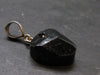 Black Tourmaline Schorl Silver Pendant From Brazil - 1.2"