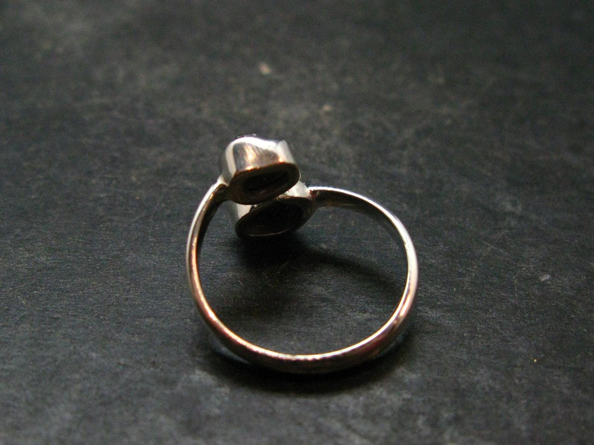 Large Meteorite Campo Del Cielo Sterling Silver Ring From Argentina - 2.58 Grams - Size 7
