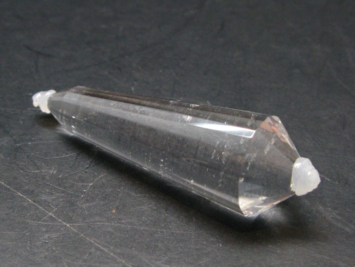 Perfect Quartz Vogel Crystal Healing Wand - 2.5" - 22.17 Grams