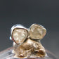 Phenakite Phenacite Sterling Silver Stud Earrings from Nigeria - 1.00 Grams
