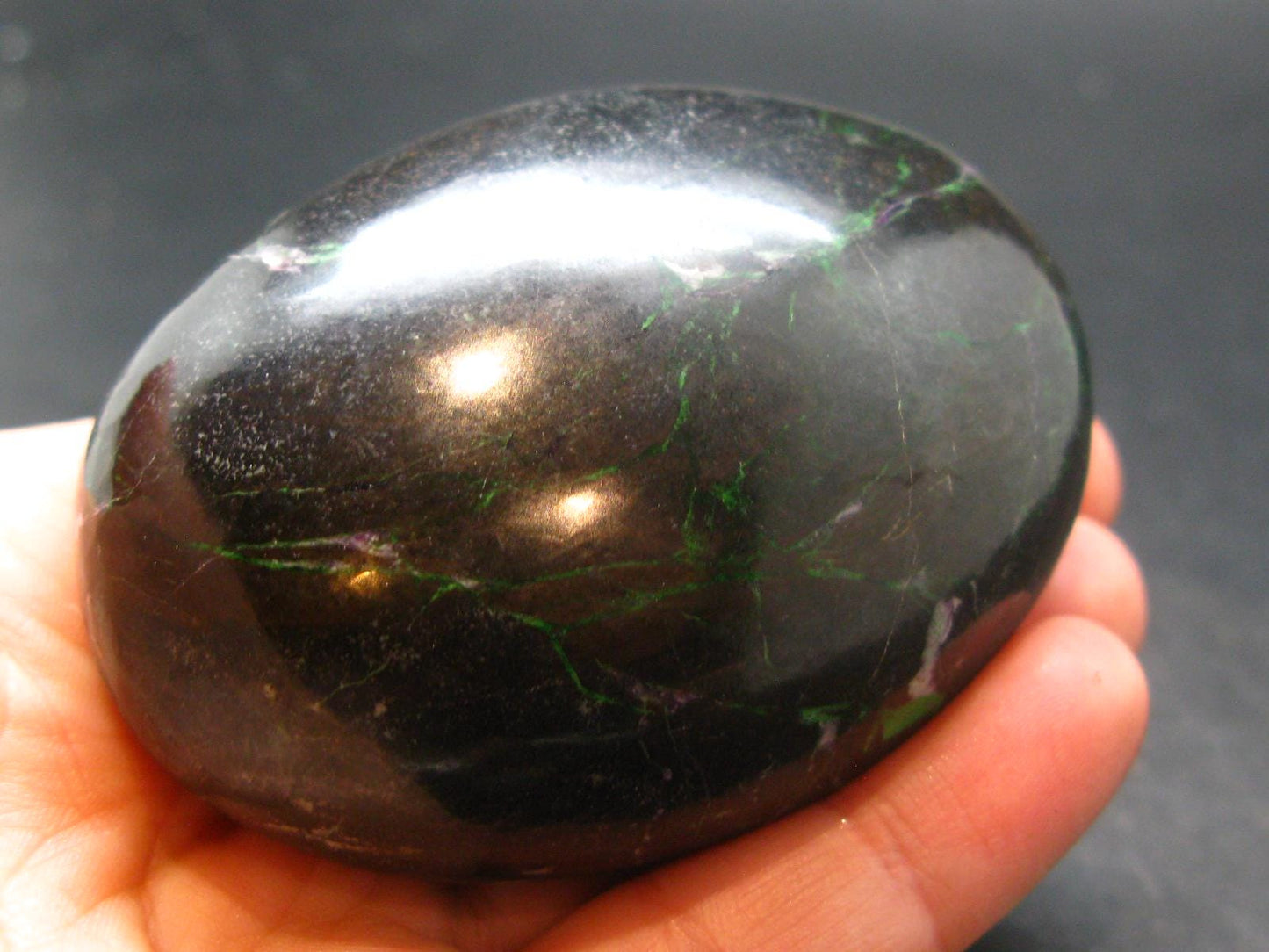 Large Uvarovite Garnet Polished Stone From Russia - 2.7"
