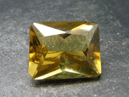 Stone of Success!! Genuine Intense Yellow Citrine Cut Stone From Brazil - 0.8" - 30.0 Carats