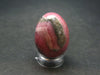 Rhodochrosite Egg from Argentina - 1.0" - 18.58 Grams