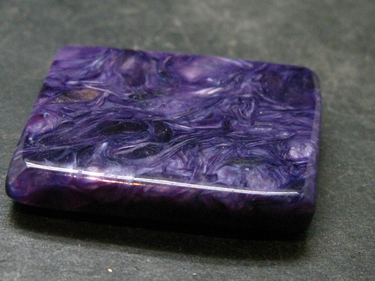 Large Nice Charoite Tumbled Stone from Russia - 14.20 Grams - 1.4"