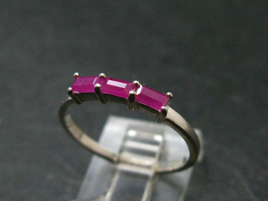 Star Ruby Sterling Silver Ring- Size 8 - 1.71 Grams