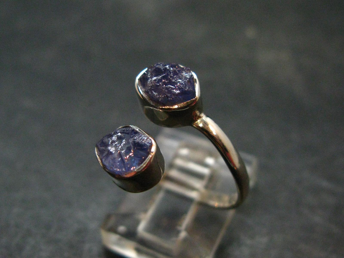 Tanzanite (Zoisite) Sterling Silver Ring - 2.79 Grams - Size 7