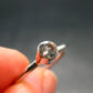 Genuine Facetted Aquamarine Gem Sterling Silver Ring - Size 7 - 1.69 Grams