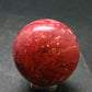 Rare Red Thulite Sphere Ball From Norway - 1.6" - 111.27 Grams