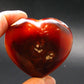 Carnelian Agate Heart From Madagascar - 2.0"