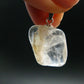 Clear Petalite Crystal Silver Pendant from Brazil - 0.9" - 2.19 Grams